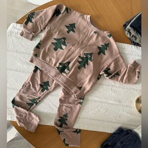 Zara Christmas tree sweat set